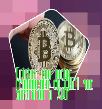 Criptomonedas con mejor rendimiento