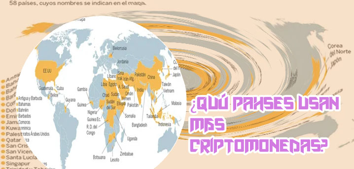 Paises que utilizan criptomonedas